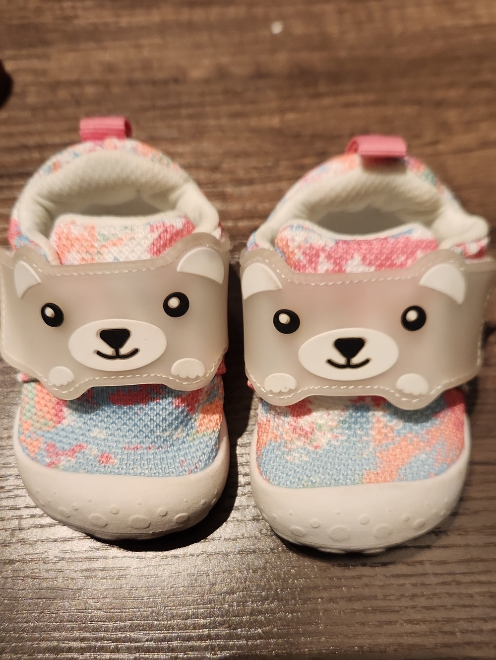 Baby Bear Slip-On Baby Girl Walker Shoes Infant Sneakers Sz 110